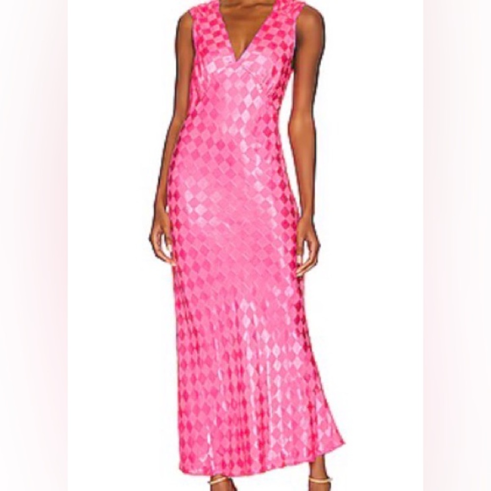 Maxi Dress in Hot Pink